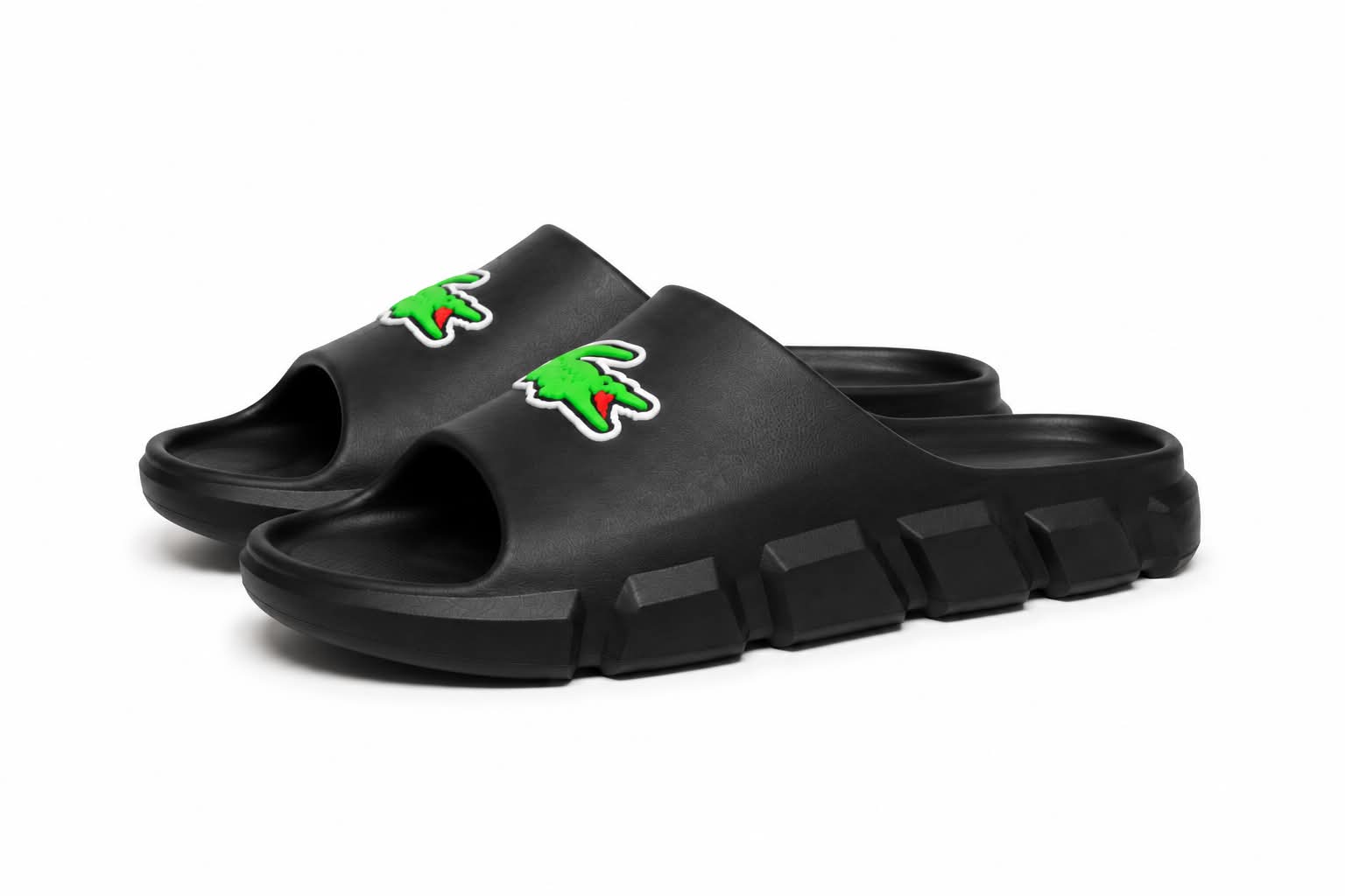 Chinelo Nuvem Lacoste Preto