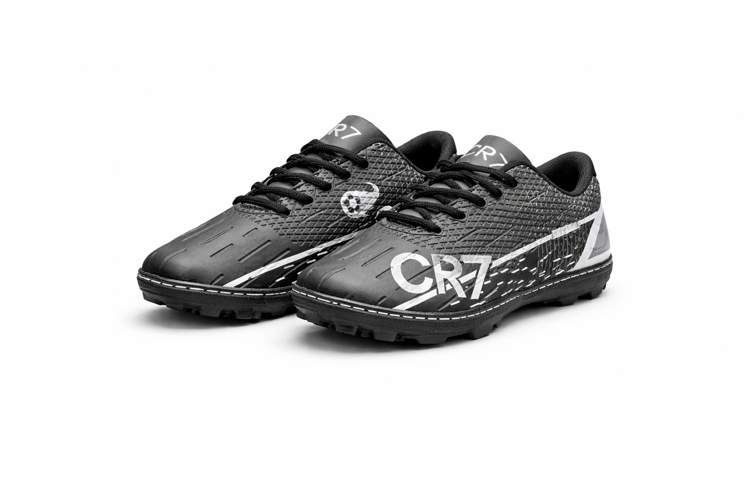 Chuteira Mercurial CR7 Society Preto e Branco