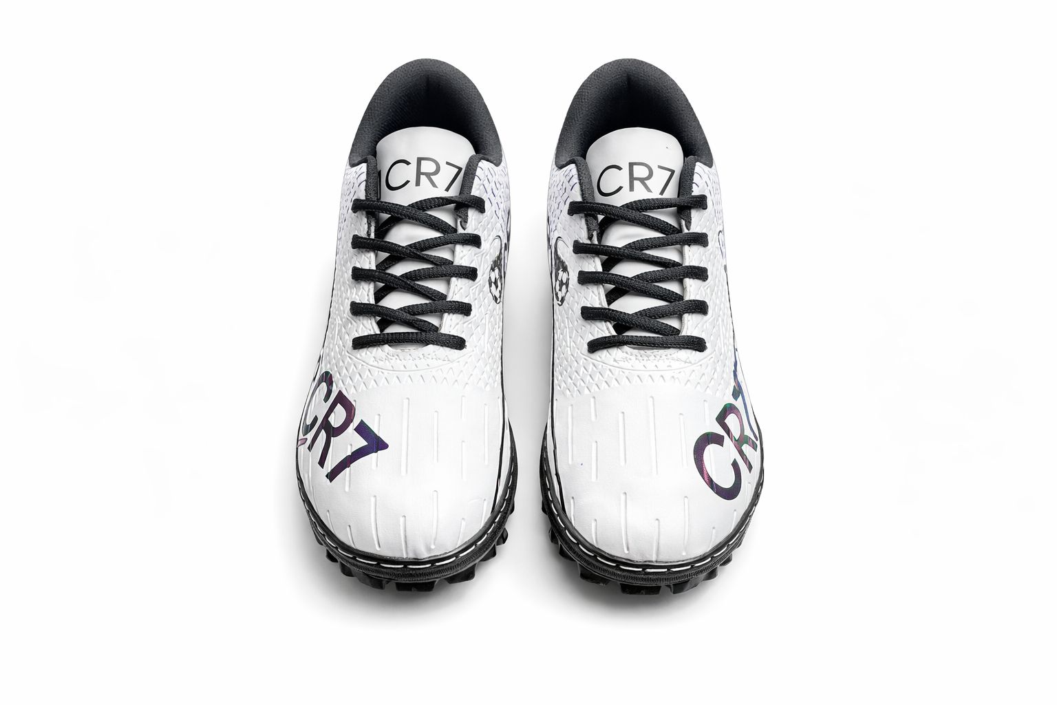Chuteira Mercurial CR7 Society Branco e Roxo