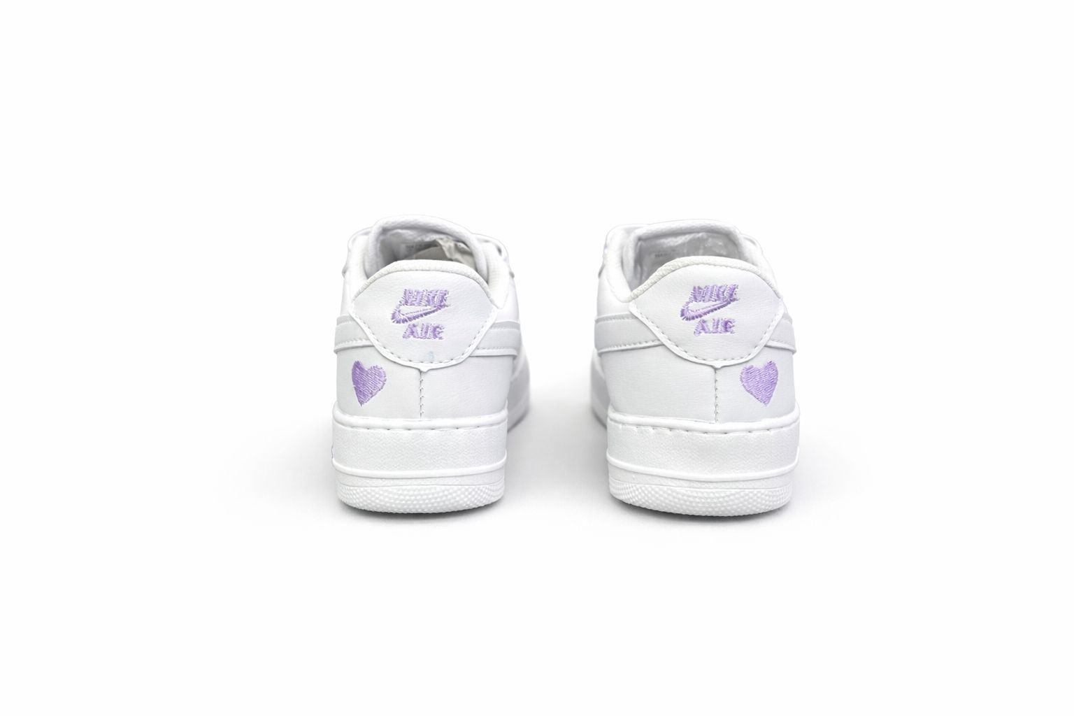 Nike Air Force de Coração Lilas Infantil