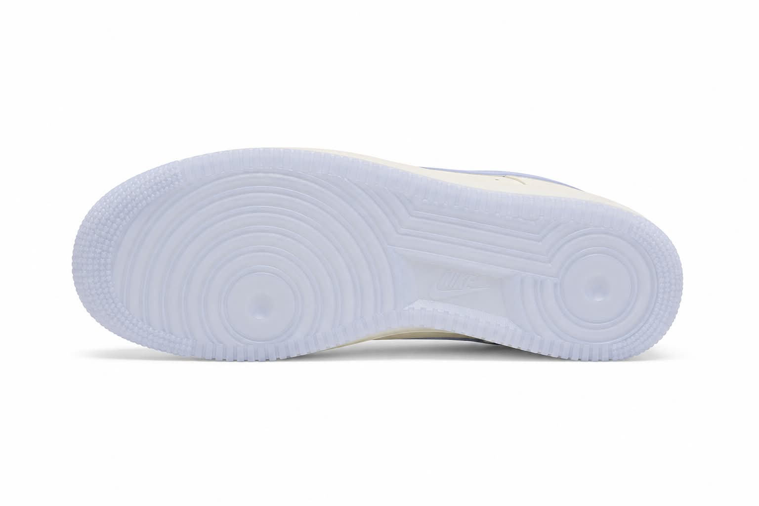 Nike Air Force Super Branco Azul Bebê