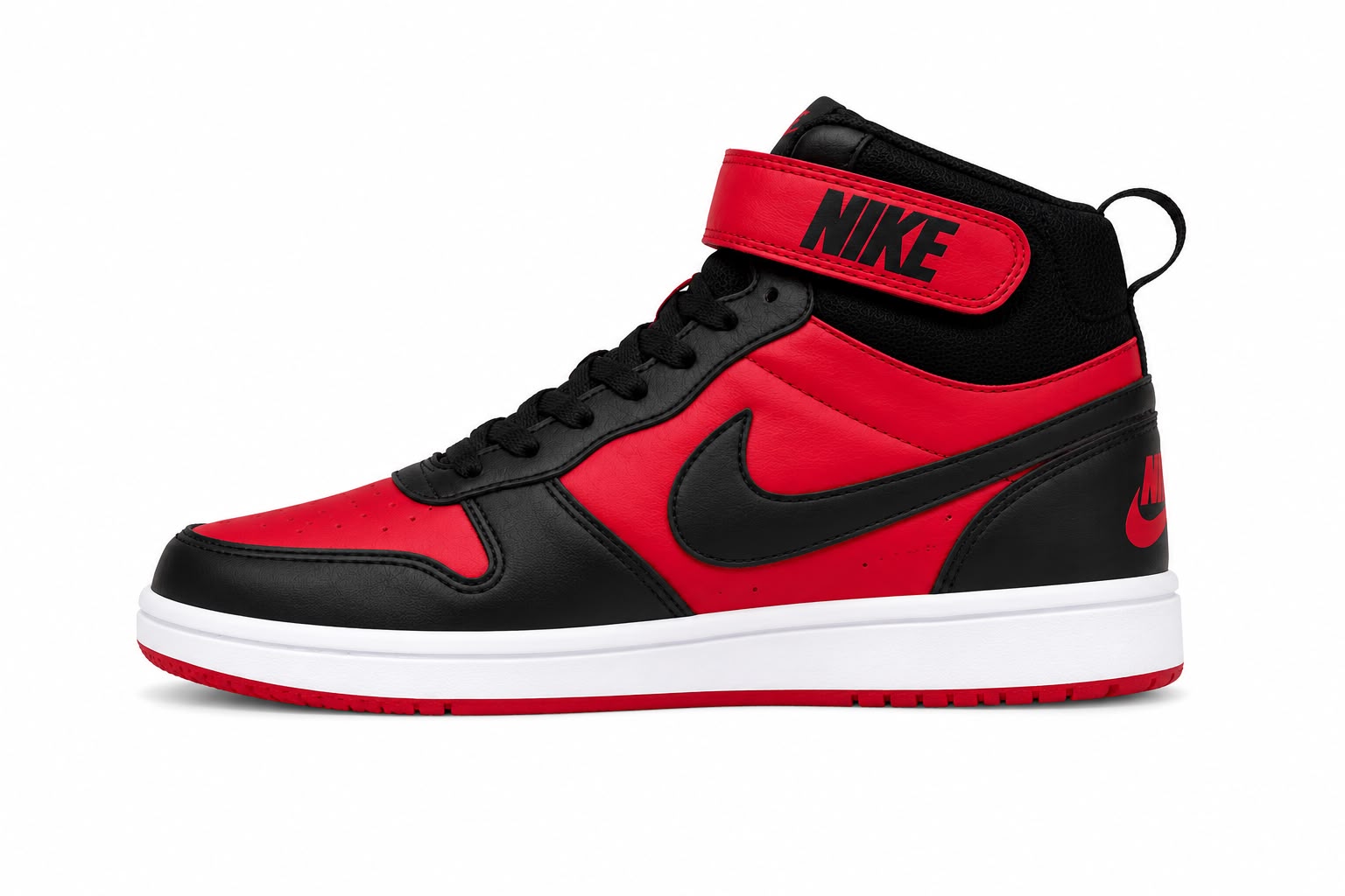 Nike Botinha Preto e Vermelho