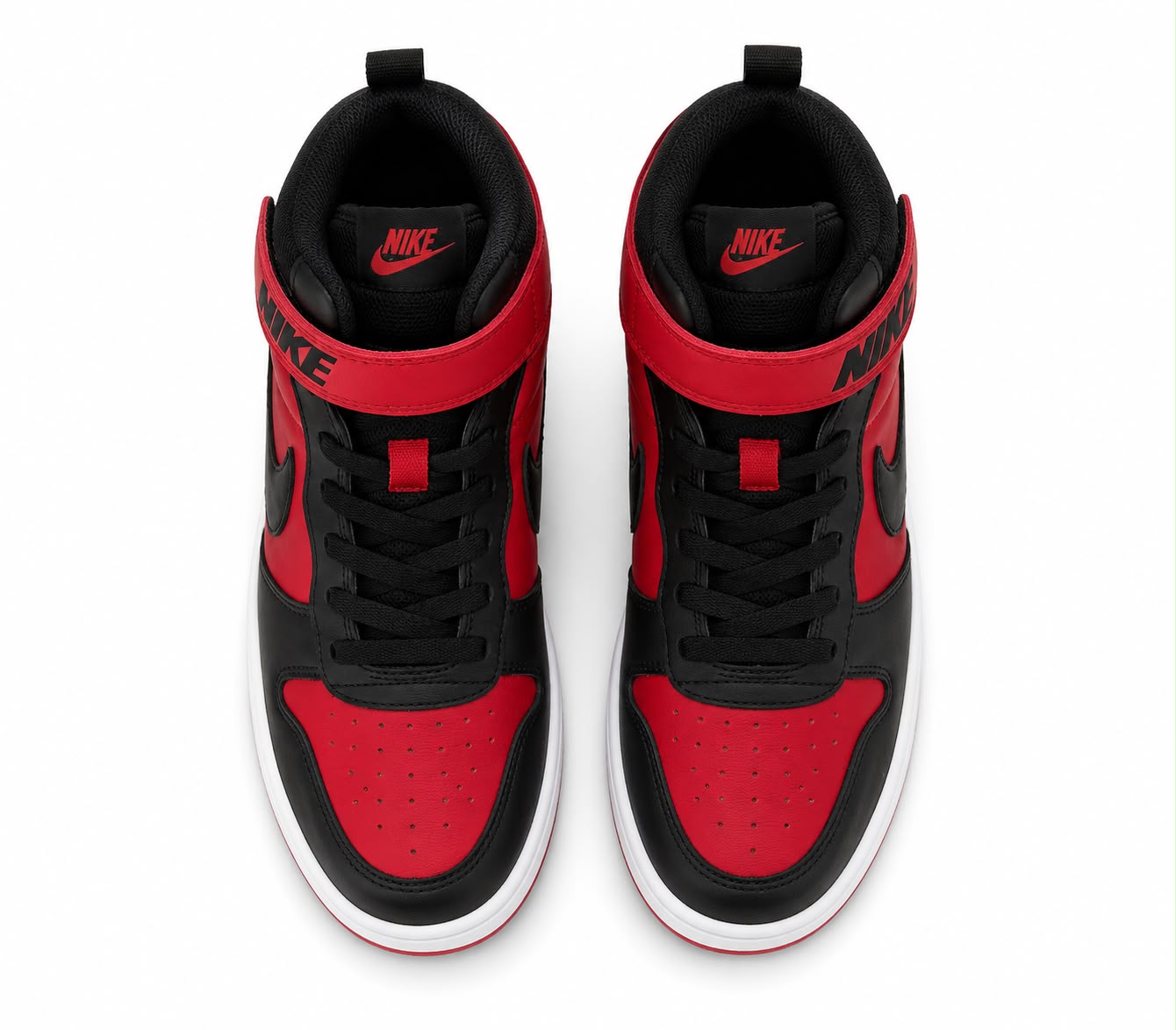 Nike Botinha Preto e Vermelho