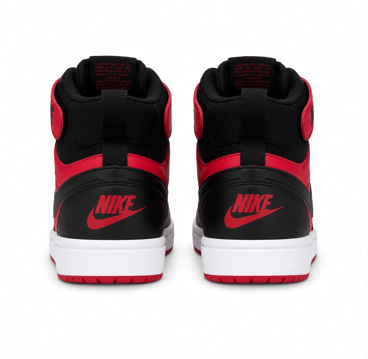Nike Botinha Preto e Vermelho