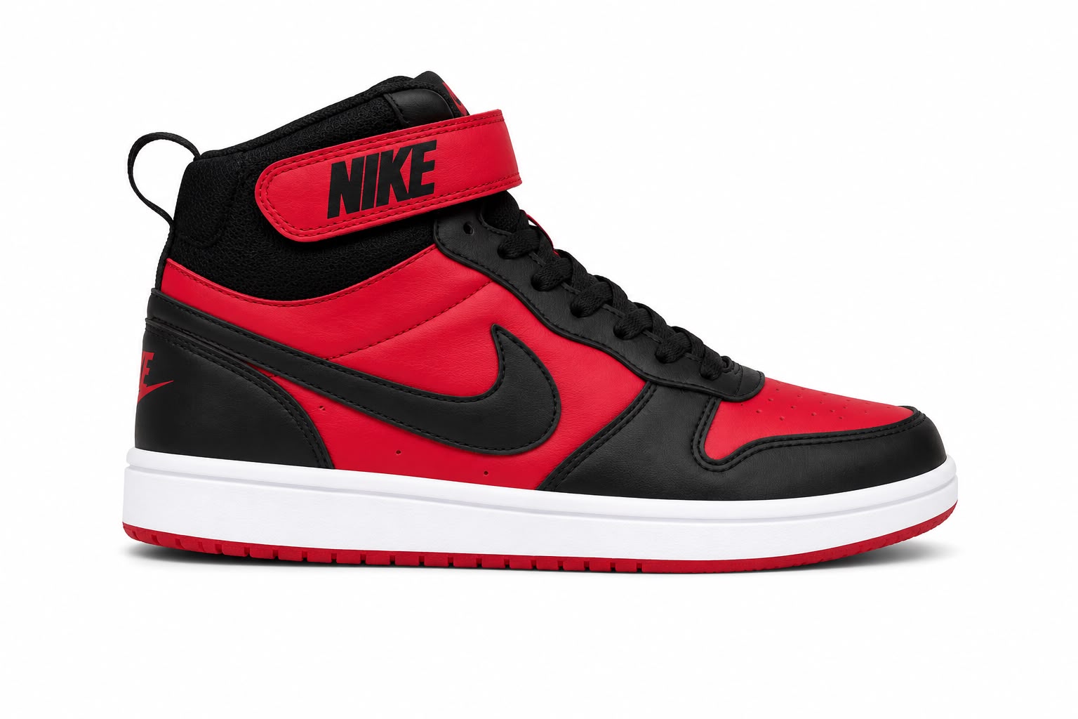 Nike Botinha Preto e Vermelho