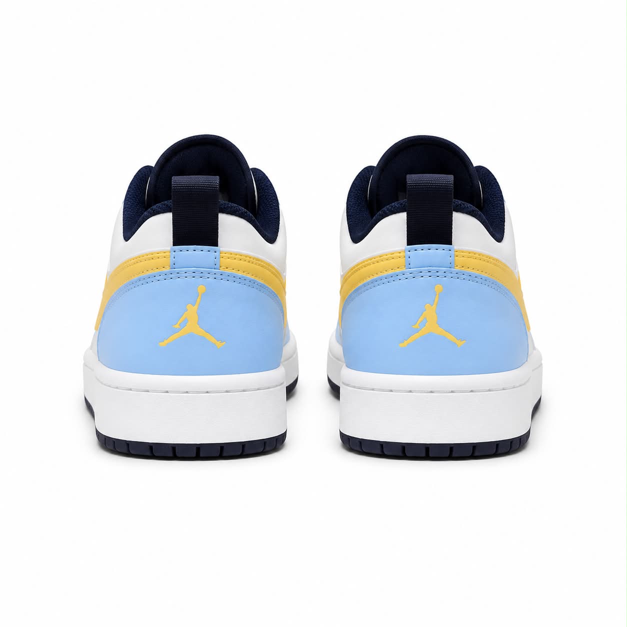 Nike Dunk Borough Branco Azul Bebê e Amarelo