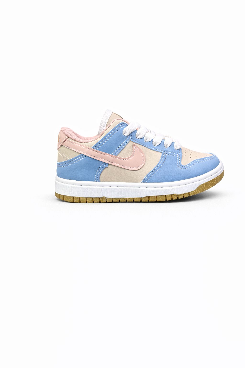 Nike Dunk Low Azul Bebê com Rosa