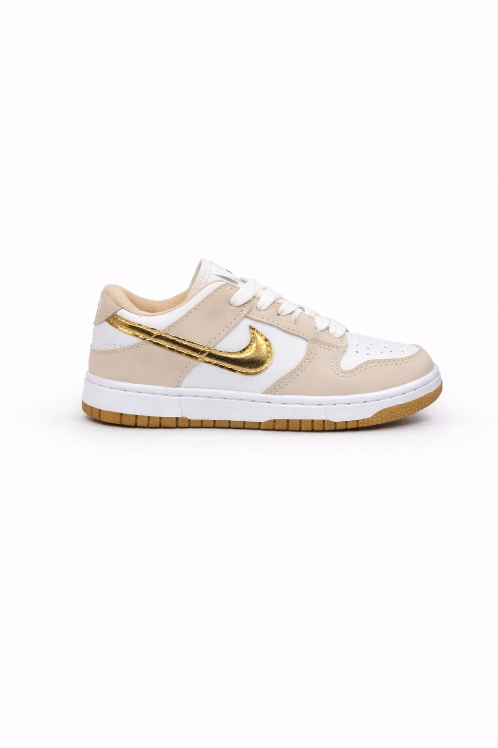  Nike Dunk Low Bege Ouro