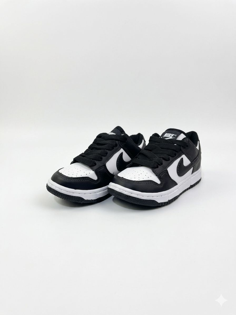 Nike Dunk Preto e Branco Infantil
