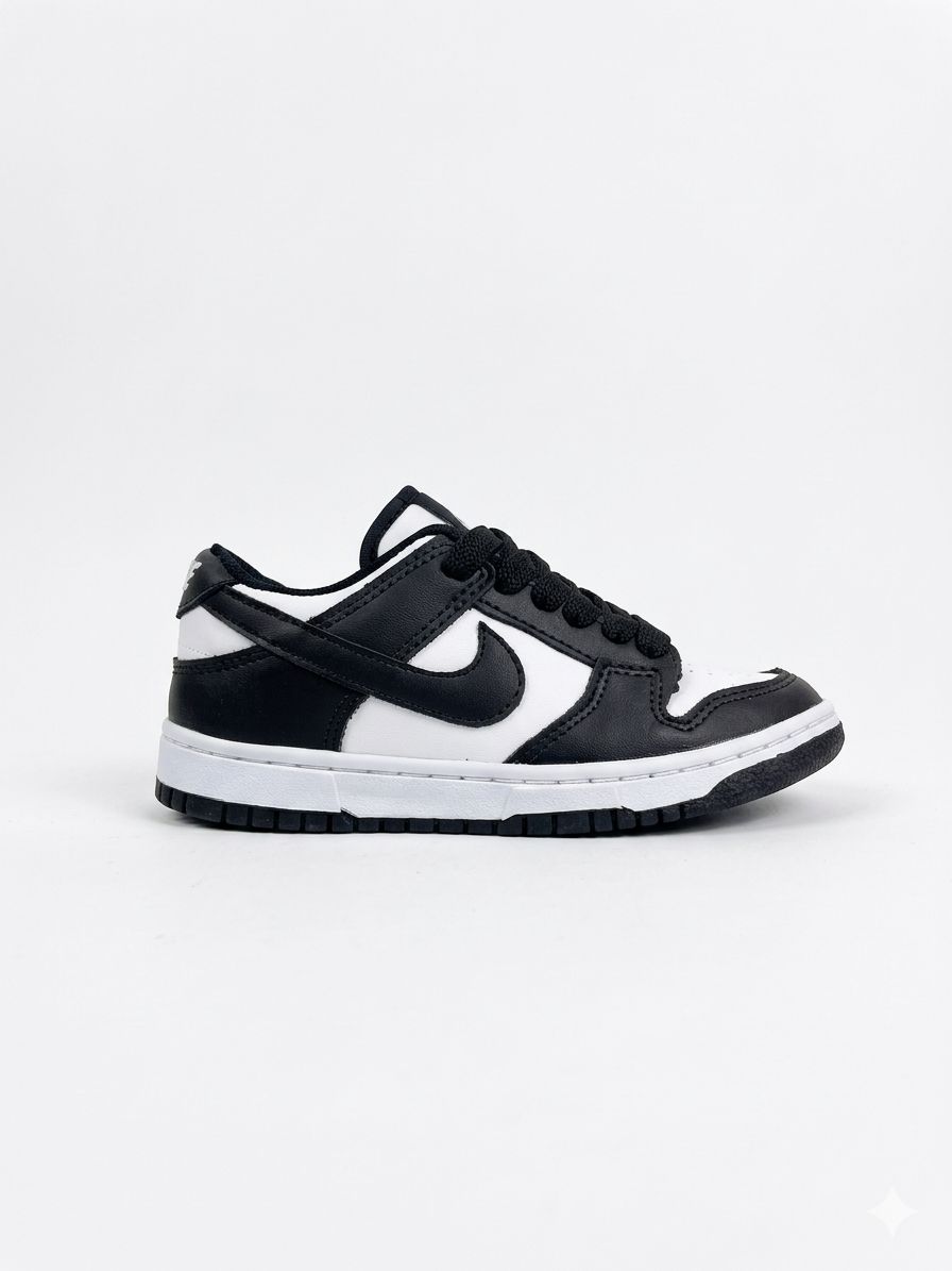 Nike Dunk Preto e Branco Infantil