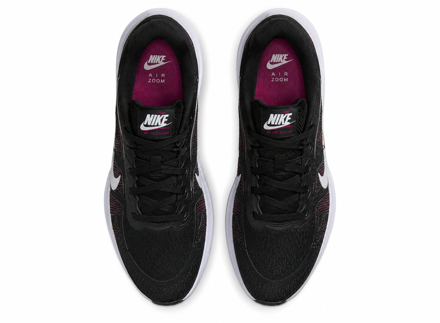 Nike Vomero Preto Branco e Rosa