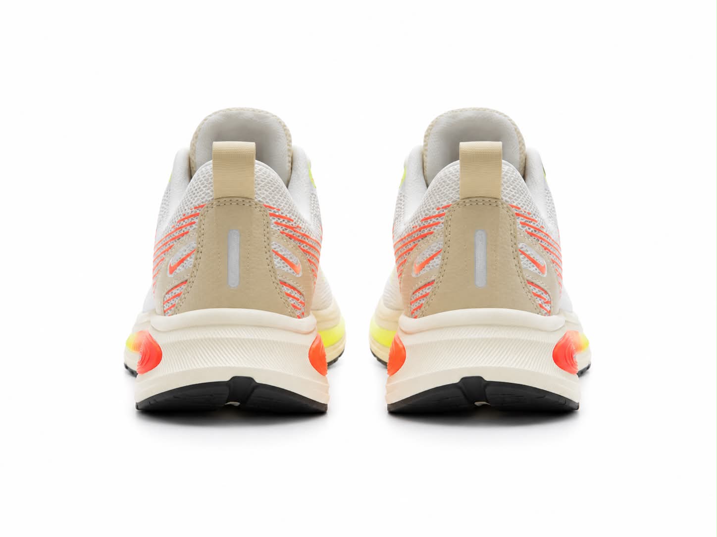 Nike Zoomx Branco Amarelo e Laranja