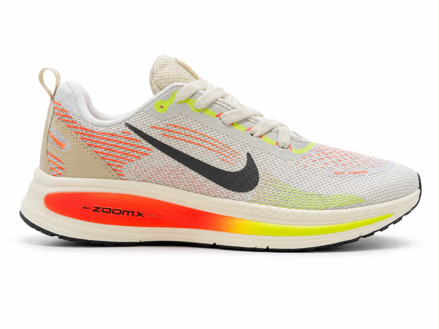 Nike Zoomx Branco Amarelo e Laranja