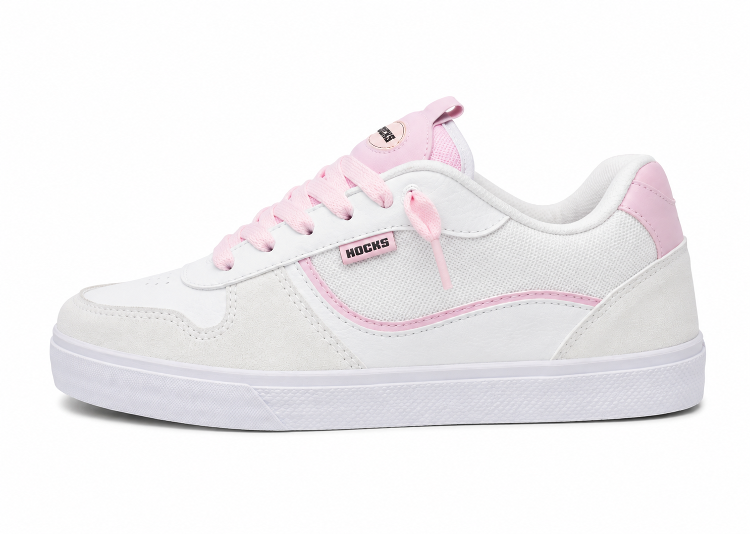 Tênis Hocks Branco e Rosa 