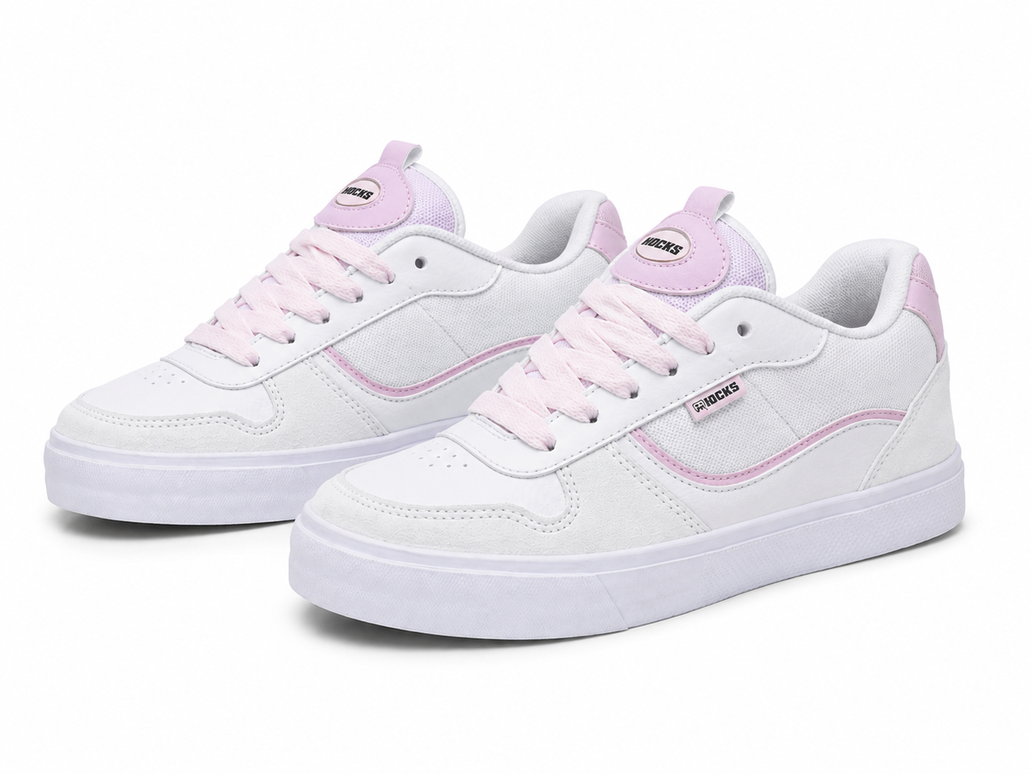 Tênis Hocks Branco e Rosa 