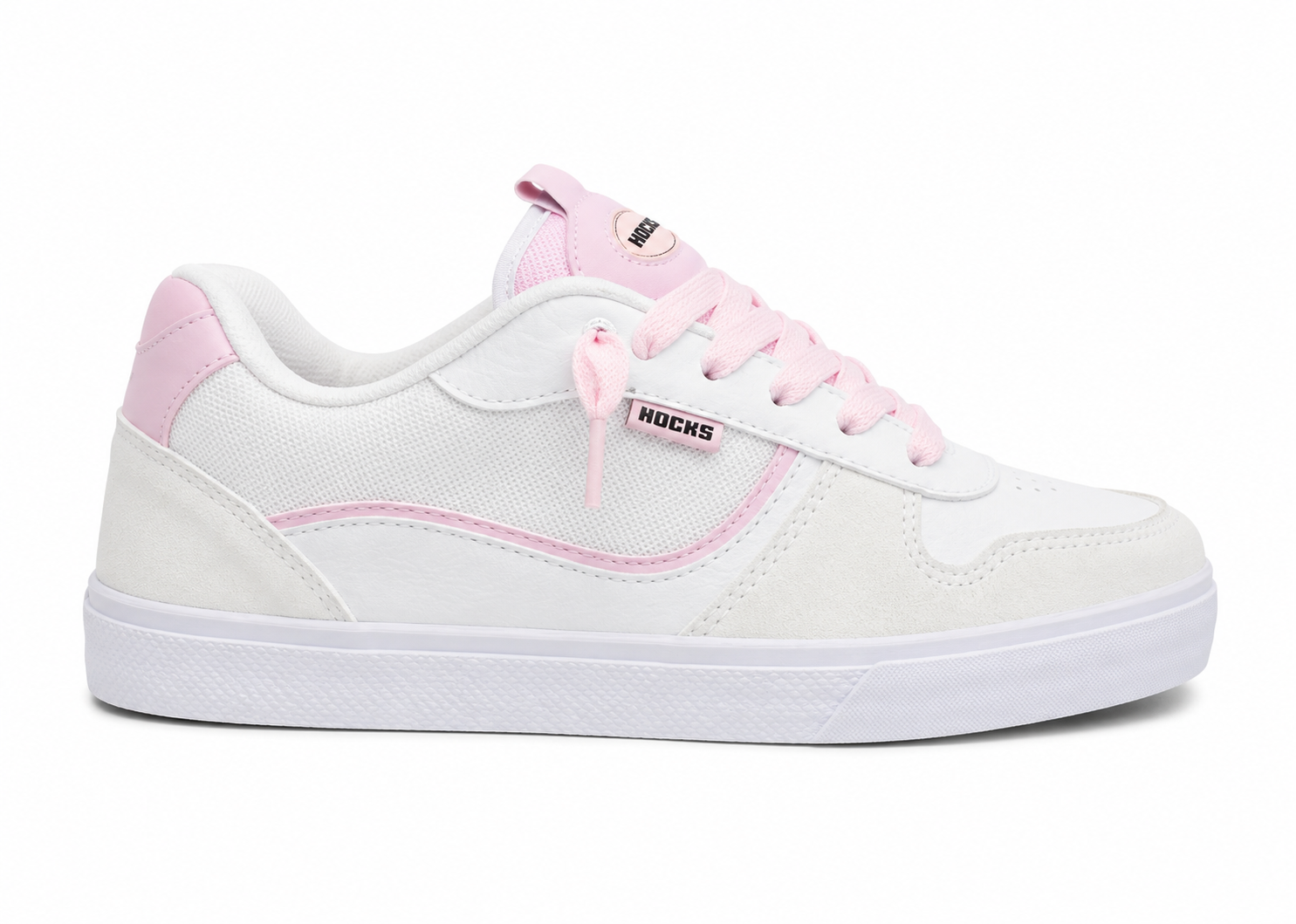 Tênis Hocks Branco e Rosa 